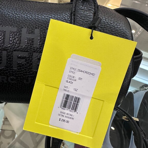 NWT！NEW！Marc Jacobs Mini Duffle Bag -WHITE  Pebble Leather Women - Picture 6 of 11